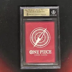 Monkey D Luffy ST13-003 Promo BVB Matchday 2025 One Piece BGS 9.5 Foil - Image 2
