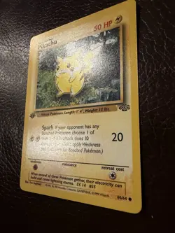 Pikachu 1st Edition Jungle 60/64 Vintage Pokemon Card - Image 2