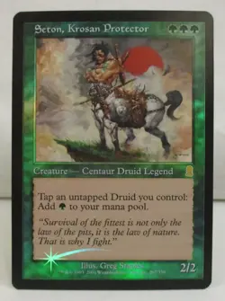 Seton Krosan Protector MTG Card Odyssey 267/350 RARE FOIL NM Magic the Gathering - Image 1