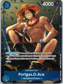 Portgas.D.Ace (Tin Pack Set Vol. 2) PR One Piece Promotion Cards P-074 NM - Image 1