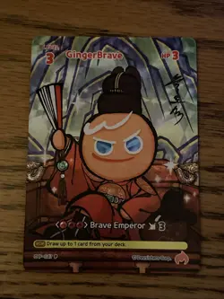 GingerBrave P-047 Obsidian Collection Heuk Yo Seok Promo Cookie Run Card - Image 1