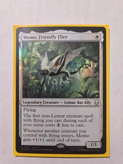 Momo, Friendly Flier (Foil) - Avatar - NM - Rare - Legendary Creature - MTG - Image 1