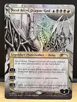 Mtg Secret Lair — Nicol Bolas, Dragon-God — Foil—NM - Image 1