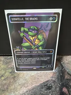 MTG Donatello, the Brains - Surge Foil - Borderless, NM-Mint, English Commander - Image 1