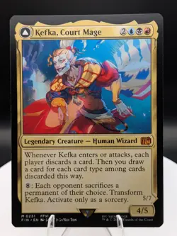 Kefka, Court Mage / Ruler of Ruin: Regular Mythic: Final Fantasy MTG (NM) - Image 1