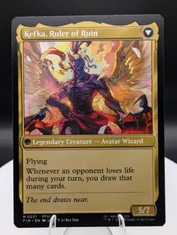 Kefka, Court Mage / Ruler of Ruin: Regular Mythic: Final Fantasy MTG (NM) - Image 2