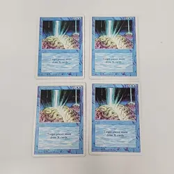 Lot of 4 Braingeyser Revised 3rd Edition MTG Magic the Gathering Rare NM - Image 1