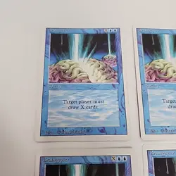 Lot of 4 Braingeyser Revised 3rd Edition MTG Magic the Gathering Rare NM - Image 2