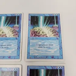 Lot of 4 Braingeyser Revised 3rd Edition MTG Magic the Gathering Rare NM - Image 3