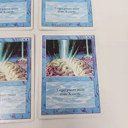 Lot of 4 Braingeyser Revised 3rd Edition MTG Magic the Gathering Rare NM - Image 5