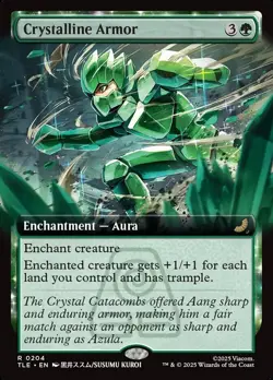 Crystalline Armor * Extended Art FOIL * - TLE Avatar: The Last Airbender Eternal - Image 1