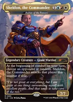 Ruhan of the Fomori * Sheldon, the Commander * - SLD Secret Lair Drop Series - Image 1