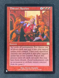 MTG Thieves' Auction - The List, Light Play, English The List Reprints - Image 1