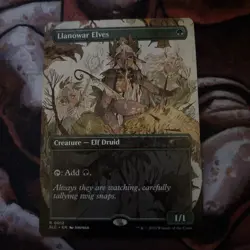 MTG Llanowar Elves, Secret Lair Encyclopedia. N/M - Image 1