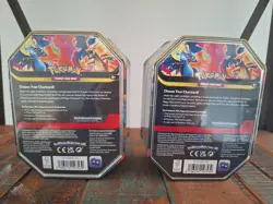 Pokemon Mega Charizard X & Y EX Tin Set - 1 of each - Factory Sealed - Image 2
