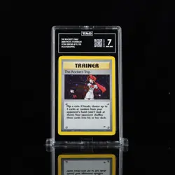 2000 POKEMON GYM HEROES #19 THE ROCKET'S TRAP-HOLO NEAR MINT! - Image 1