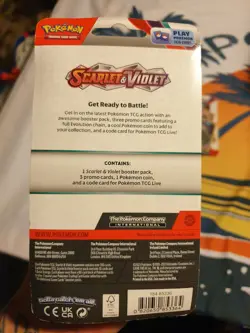 X3 Pokemon TCG Scarlet & Violet Premium Checklane Blister Gengar X2 Machamp X1 - Image 5