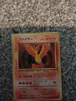 Pokemon Moltres TCG Holo Card Fossil No.146 Japanese Rare WOTC - Image 2