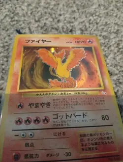 Pokemon Moltres TCG Holo Card Fossil No.146 Japanese Rare WOTC - Image 4