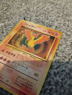 Pokemon Moltres TCG Holo Card Fossil No.146 Japanese Rare WOTC - Image 5