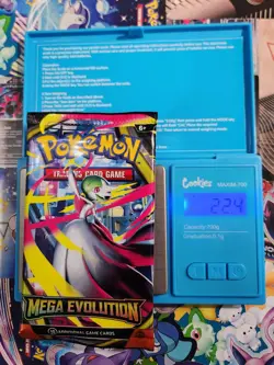 (VERY HEAVY!!🔥) 22.4g SIRUU Pokemon TCG Mega Evolution Booster Pack (SEALED)✅ - Image 1