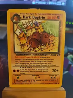 Pokemon TCG Dark Dugtrio 23/82 Rocket Non Holo Rare LP+ Very Clean! - Image 1