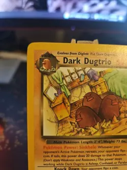 Pokemon TCG Dark Dugtrio 23/82 Rocket Non Holo Rare LP+ Very Clean! - Image 2