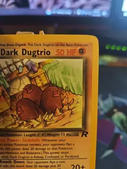 Pokemon TCG Dark Dugtrio 23/82 Rocket Non Holo Rare LP+ Very Clean! - Image 3