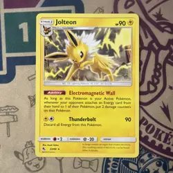 Pokemon Jolteon 23/68 Sun & Moon Hidden Fates Rare - Image 3