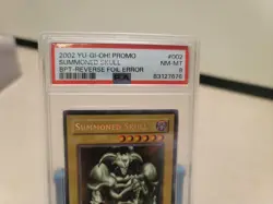 YuGiOh: BPT-002 Summoned Skull! REVERSE FOIL ERROR! PSA 8 NM-MINT - Image 2