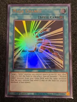 Yugioh Mask Change GFTP-EN112 Ultra Rare 1st Ed NM - Image 1