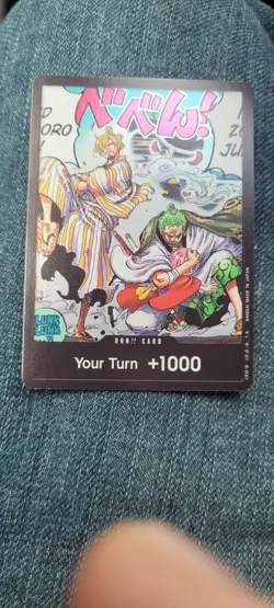 ENGLISH IN HAND Don!! Card OP06 One Piece Card Game TCG Alternate Art - Image 1
