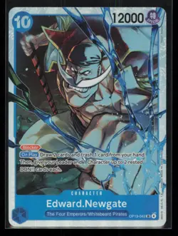 Edward.Newgate OP13-042 One Piece Carrying On His Will Super Rare Near Mint - Image 1
