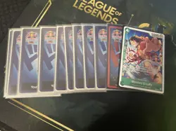 Red Bull x One Piece – Double Don!! Set (10 Foil Red Bull Don + Luffy Promo) - Image 1