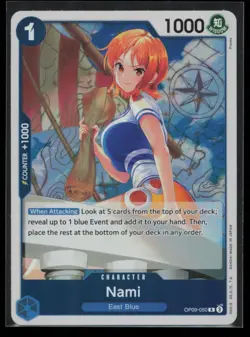 Nami (050) OP09-050 Emperors in the New World Foil One Piece Near Mint - Image 1