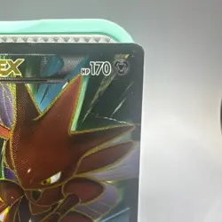 Pokemon TCG Scizor EX Full Art Ultra Rare Holo Card 119/122 DMG - Image 3