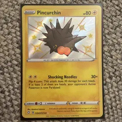 Pokemon - Pincurchin - SV043/SV122 - SWSH Shining Fates - Shiny Vault Card - Image 1