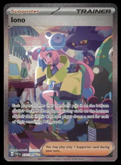 2# Pokemon Cards Iono 237/091 Paldean Fates Special Illustration Rare - Image 1