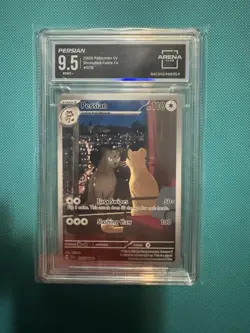 Pokemon TCG Persian Shrouded Fable Holo Illustration Card 078/064 - Image 1