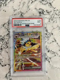 PSA 9 Jolteon Ex 153/131 Prismatic SIR Mint Pokemon Card - Image 1