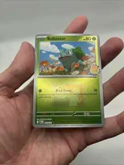 001/132 Bulbasaur 2026 Pokemon Day League Stamped Promo Card Mega TCG Play - Image 4