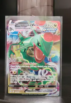 2023 Rayquaza 101/159 Vmax Pokemon Card Crown Zenith Near Mint - Image 1