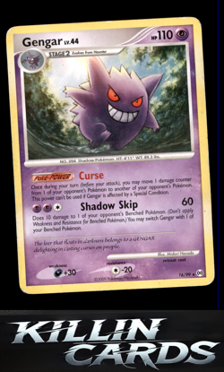 Gengar (16) 16/99 Pokemon Rare Arceus Card LP - Image 1