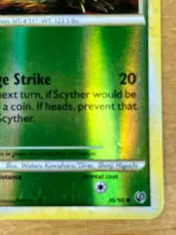Scyther 36/90 Uncommon Reverse Holo Undaunted 2010 Pokemon TCG Card - Image 4