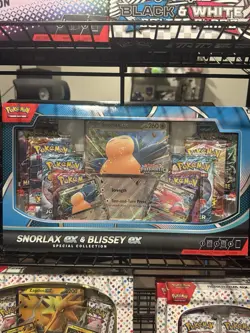 Pokemon Trading Card Game Snorlax ex and Blissey ex Special Collection Box - Image 1