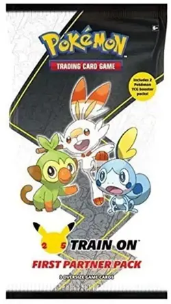 Pokemon TCG First Partner Pack GALAR 3 Oversized Cards + 2 Boosters Packs SEALED - Image 1