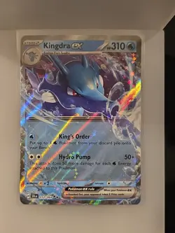 Pokemon TCG Kingdra EX Double Rare Card Shrouded Fable 012/064 - Image 1