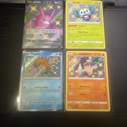 Pokemon TCG Lot Of 4 Shiny Pokemon Cards. Card In Pictures - Image 1
