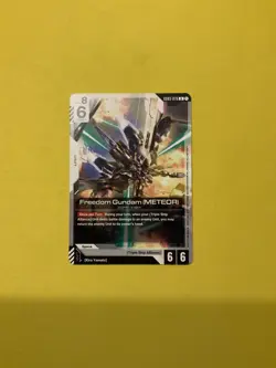 Freedom Gundam (meteor) Boost Kit 01 Gundam Promotional Cards Gcg-pr English - Image 1
