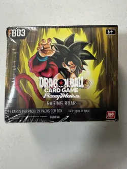 [AUS] Dragon Ball Super Card Game Fusion World Raging Roar Booster Box FB03 [EN] - Image 1